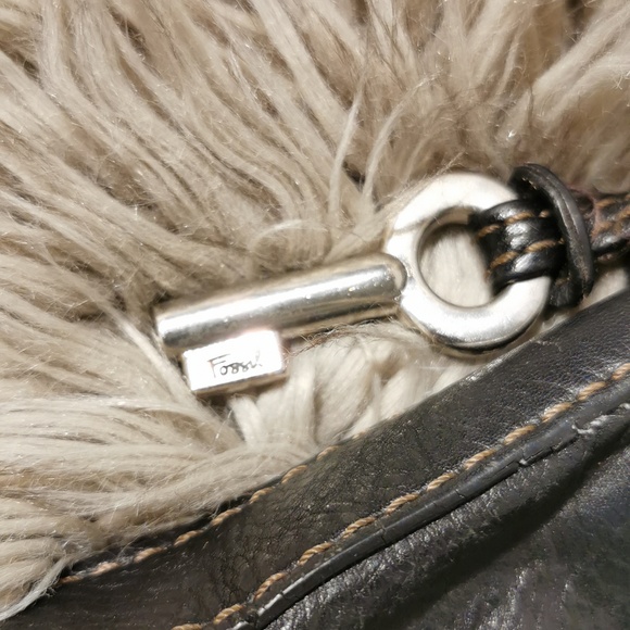 Fossil Vintage Leather Bag 100% Leather - Picture 2 of 8